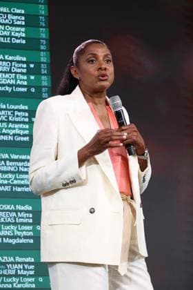 The Draw At Rolang Garros 2024 NB Marie Jose Perec during the draw at Rolang Garros 2024 on May 23, 2024 in Paris, France. Photo by Nasser Berzane ABACAPRESS.COM Paris France  Copyright: xBerzanexNasser ABACAx