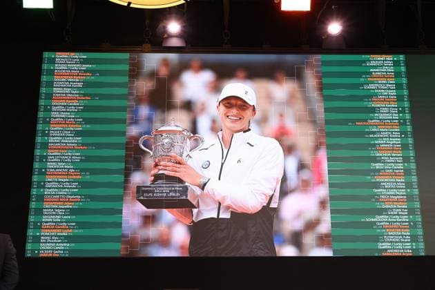 The Draw At Rolang Garros 2024 NB The draw at Rolang Garros 2024 on May 23, 2024 in Paris, France. Photo by Nasser Berzane ABACAPRESS.COM Paris France  Copyright: xBerzanexNasser ABACAx