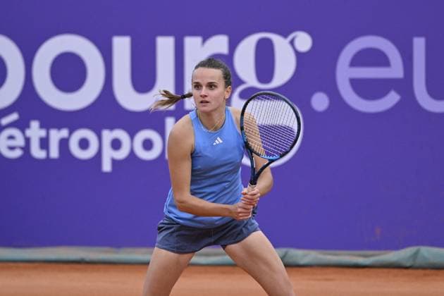 Tennis - Internationaux de Strasbourg - Clara Burel - France TENNIS - Internationaux de Strasbourg - 23 05 2024 ChrysleneCaillaud Panoramic 