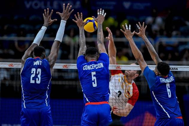 Volleyball, Nations League, Cuba - Germany