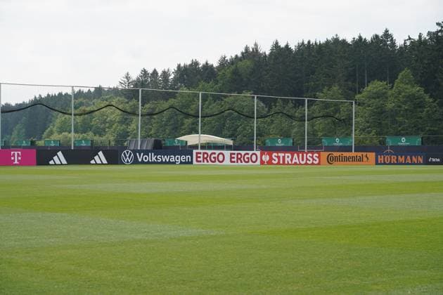 Training facilities for the national team at the Golf Resort Spa Weimarer Land, the accommodation for the German national team preparing for EURO 24 in Germany Blankenhain 24 05 2024 Training camp for the German national team preparing for the European Championships, Golf Resort Weimarer Land