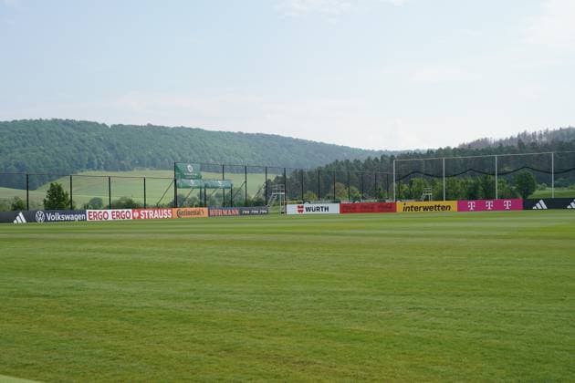 Training facilities for the national team at the Golf Resort Spa Weimarer Land, the accommodation for the German national team preparing for EURO 24 in Germany Blankenhain 24 05 2024 Training camp for the German national team preparing for the European Championships, Golf Resort Weimarer Land