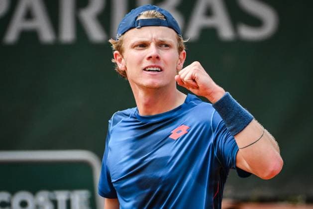 May 24, 2024, Paris, France, France: Jesper DE JONG of Netherlands celebrates his point during fifth qualifying day of Roland-Garros 2024, French Open 2024, Grand Slam tennis tournament at Roland-Garros Stadium on May 24, 2024 in Paris, France. Paris France - ZUMAm308 20240524_zsp_m308_006 Copyright: xMatthieuxMirvillex