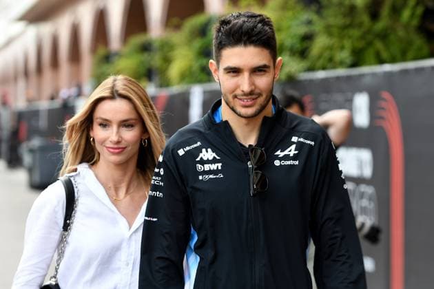 24 05 2024, xrarjax, Motorsport FIA Formula 1, Grand Prix of Monaco 2024 emspor, v l Esteban Ocon BWT Alpine F1 Team starting number 31with his girlfriend, model Flavy Barla Monte Carlo
