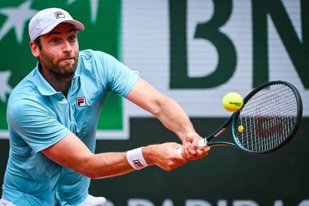 May 24, 2024, Paris, France, France: Quentin HALYS of France during fifth qualifying day of Roland-Garros 2024, French Open 2024, Grand Slam tennis tournament at Roland-Garros Stadium on May 24, 2024 in Paris, France. Paris France - ZUMAm308 20240524_zsp_m308_009 Copyright: xMatthieuxMirvillex