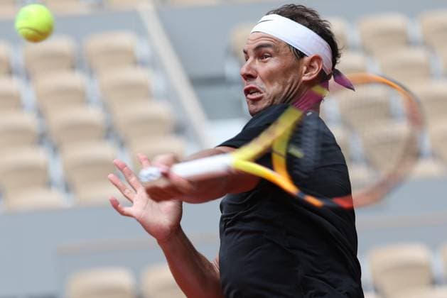 ROLAND GARROS PHOTOPQR LE PARISIEN Le Parisien Arnaud Journois ; PARIS ; 24 05 2024 ; TENNIS , ROLAND GARROS 2024 , SIMPLE MESSIEURS , COURT PHILIPPE CHATRIER , RAFAEL NADAL A L ENTRAINEMENT Paris, France, may 24th 2024 Training session for Rafael Nadal before Roland Garros french open PARIS 75 France  Copyright: xPHOTOPQR LExPARISIEN MAXPPPxLexParisienx xArnaudxJournoisx 20240524LPA5837 20240524LPA5837