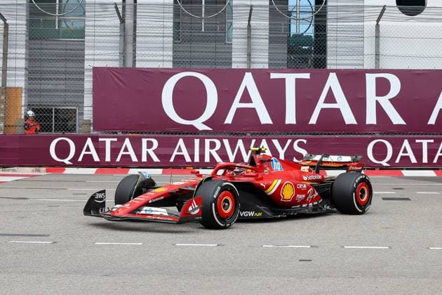 Carlos Sainz jr Scuderia Ferrari HP , 1 Free Practice, Monaco Grand Prix, Motorsport, Men, Formula 1, 24 05 2024 Monte Carlo Monaco MCO Copyright: xkolbert-press ChristianxKolbertx