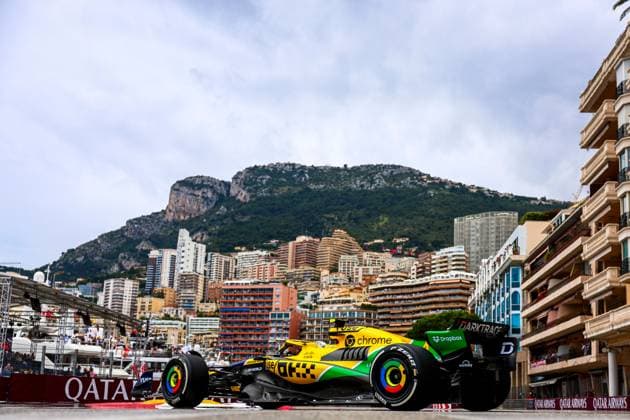Lando Norris of Great Britain and McLaren in action, Practice, F1 Grand Prix of Monaco, Monaco on May 24, 2024 in Monte Carlo, Monaco Photo by Diogo Cardoso DeFodi Images Lando Norris of Great Britain and McLaren in action, Practice, F1 Grand Prix of Monaco, Monaco on May 24, 2024 in Monte Carlo, Monaco Photo by Diogo Cardoso DeFodi Images Defodi 645 f1mon20240524 0044 Defodi-645