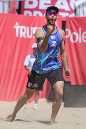 Beach Pro Tour Elite 16 Espinho, Portugal, 24 05 2024 Clemens Wickler GER Beach Pro Tour Elite 16 Espinho, Espinho on 24 05 2024 Copyright: xBEAUTIFULxSPORTS PeterxWeberx