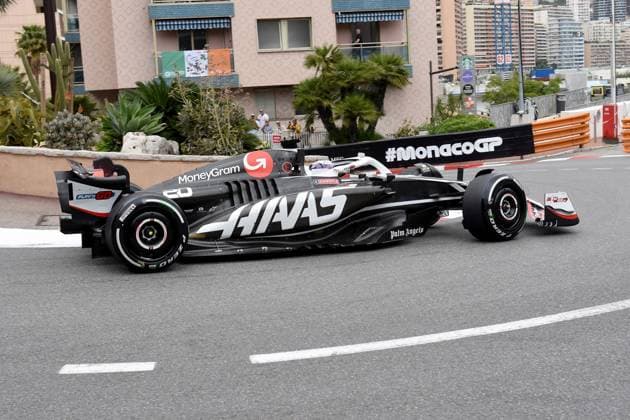 24 05 2024, xrarjax, Motorsport FIA Formula 1, Grand Prix of Monaco 2024 emspor, v l 1 free practice Kevin Magnussen MoneyGram Haas F1 Team starting number 20 Monte Carlo