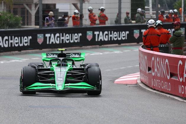 Guanyu Zhou (Stake Kick Sauber) on track during, Formula 1, F1 Gran Prix of Monaco - Free Practice, Monte-Carlo, May 24, 2024, Monaco, Monaco.