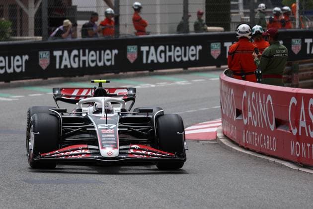 Nico Hulkenberg (Haas F1 Team) on track during, Formula 1, F1 Gran Prix of Monaco - Free Practice, Monte-Carlo, May 24, 2024, Monaco, Monaco.