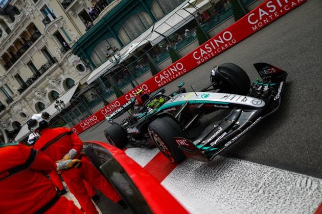 44 Lewis Hamilton GBR, Mercedes AMG Petronas F1 Team , F1 Grand Prix of Monaco at Circuit de Monaco on May 24, 2024 in Monte Carlo, Monaco Photo by HOCH ZWEI Monte Carlo Monaco