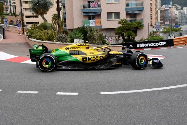 24 05 2024, xrarjax, Motorsport FIA Formula 1, Grand Prix of Monaco 2024 emspor, v l 1 free practice Lando Norris McLaren starting number 04 Monte Carlo