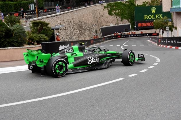 24 05 2024, xrarjax, Motorsport FIA Formula 1, Grand Prix of Monaco 2024 emspor, v l 1 free practice Guanyu Zhou Sauber Stake F1 Team starting number 24 Monte Carlo