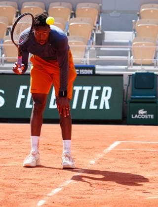Gael Monfils practices French Open Tennis, Friday Practice and Qualifying, Tennis, Roland Garros, Paris, France - 24 May 2024  Copyright: xJavierxGarcia Shutterstockx 14496645ds