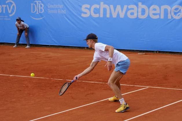 Schwaben Open ATP Challenger 2024 Augsburg, 24 05 2024 Johannes Ingildsen DEN, Denmark Schwaben Open 2024, ATP Challenger Tour, venue of the TC Augsburg on 24 05 2024, Augsburg Copyright: xBEAUTIFULxSPORTSx Pajonkx