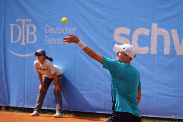 Schwaben Open ATP Challenger 2024 Augsburg, 24 05 2024 David Pichler AUT, Austria Schwaben Open 2024, ATP Challenger Tour, venue of the TC Augsburg on 24 05 2024, Augsburg Copyright: xBEAUTIFULxSPORTSx Pajonkx