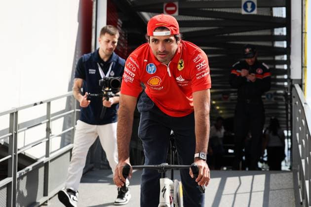 55 Carlos Sainz ESP, Scuderia Ferrari HP , F1 Grand Prix of Monaco at Circuit de Monaco on May 24, 2024 in Monte Carlo, Monaco Photo by HOCH ZWEI Monte Carlo Monaco