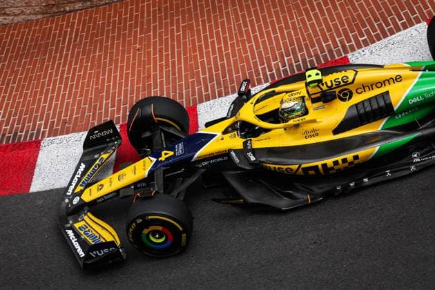 4 Lando Norris GBR, McLaren Formula 1 Team , F1 Grand Prix of Monaco at Circuit de Monaco on May 24, 2024 in Monte Carlo, Monaco Photo by HOCH ZWEI Monte Carlo Monaco