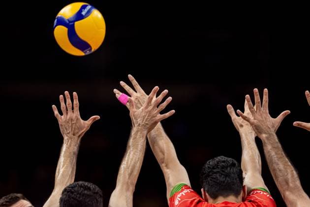 Volleyball, Nations League, Italien - Iran Liga das Nações Irã X Itália RIO DE JANEIRO, RJ - 24.05.2024: LIGA DAS NAÇÕES IRÃ X ITÁLIA - Iran (Photo: Pedro Teixeira Fotoarena) x2543579x  PedroxTeixeira