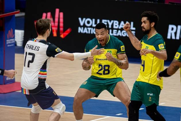 Liga das Nações Brasil x Sérvia RIO DE JANEIRO, RJ - 24.05.2024: LIGA DAS NAÇÕES BRASIL X SÉRVIA - Darlan during Brazil (Photo: Pedro Teixeira Fotoarena) x2543675x  PedroxTeixeira