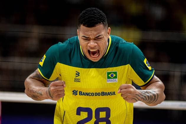 Liga das Nações Brasil x Sérvia RIO DE JANEIRO, RJ - 24.05.2024: LIGA DAS NAÇÕES BRASIL X SÉRVIA - Darlan during Brazil (Photo: Pedro Teixeira Fotoarena) x2543682x  PedroxTeixeira
