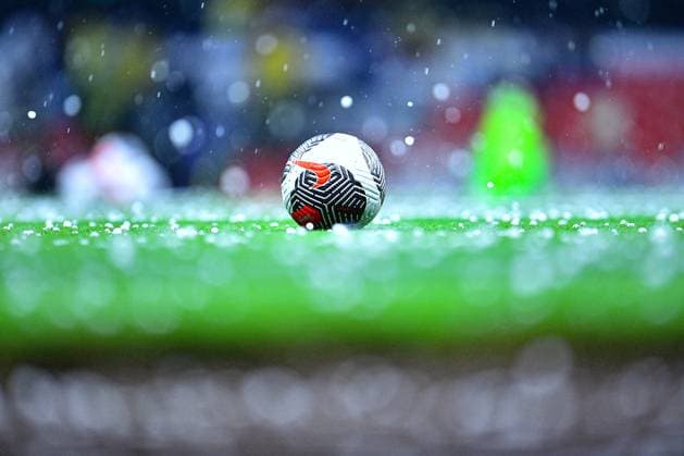 RECORD DATE NOT STATED Liga MX Femenil Clausura 2024 America vs Monterrey - Final Ida Detail of Ball Nike Hail (Granizo) during the final first leg match between America and Monterrey as part of the Torneo Clausura 2024 Liga MX Femenil at Azteca Stadium, on May 23, 2024 in Mexico City, Mexico. CIUDAD DE MEXICO CDMX MEXICO  Copyright: xAdrianxMaciasx 20240524201833_LMXF_C24_FI_AM_MTY_BANN1