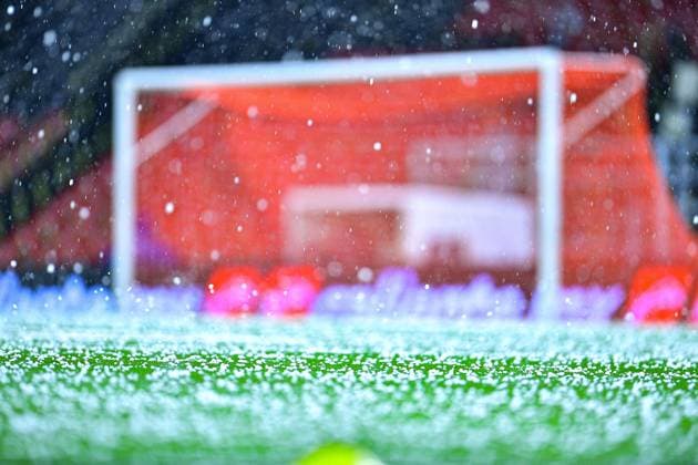 RECORD DATE NOT STATED Liga MX Femenil Clausura 2024 America vs Monterrey - Final Ida Hail (Granizo) during the final first leg match between America and Monterrey as part of the Torneo Clausura 2024 Liga MX Femenil at Azteca Stadium, on May 23, 2024 in Mexico City, Mexico. CIUDAD DE MEXICO CDMX MEXICO  Copyright: xAdrianxMaciasx 20240524201831_LMXF_C24_FI_AM_MTY_GRANIZO3