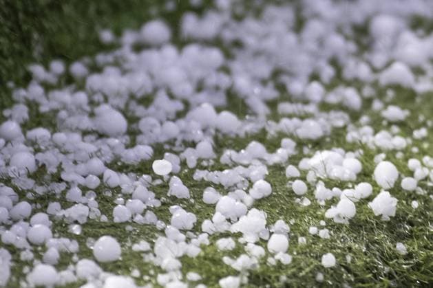 RECORD DATE NOT STATED Liga MX Femenil Clausura 2024 America vs Monterrey - Final Ida Detail of Ball Nike Hail (Granizo) during the final first leg match between America and Monterrey as part of the Torneo Clausura 2024 Liga MX Femenil at Azteca Stadium, on May 23, 2024 in Mexico City, Mexico. CIUDAD DE MEXICO CDMX MEXICO  Copyright: xMiguelxPontonx 20240524202820_LMXF_C24_FI_AM_MTY_GRANIZO17