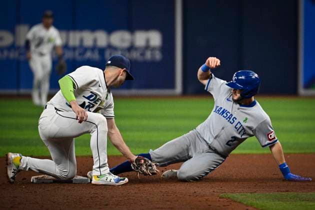 Baseball, MLB, Tampa Bay Rays - Kansas City Royals