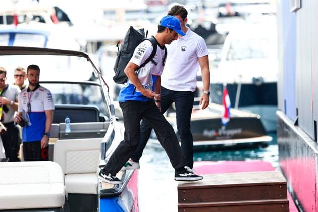 Daniel Ricciardo of Australia and Visa Cash App RB gesturing, gestures, Qualifying, F1 Grand Prix of Monaco, Monaco on May 25, 2024 in Monte Carlo, Monaco Photo by Diogo Cardoso DeFodi Images Daniel Ricciardo of Australia and Visa Cash App RB gestures arriving in the paddock, Qualifying, F1 Grand Prix of Monaco, Monaco on May 25, 2024 in Monte Carlo, Monaco Photo by Diogo Cardoso DeFodi Images Defodi 645 f1mon20240525 0112 Defodi-645