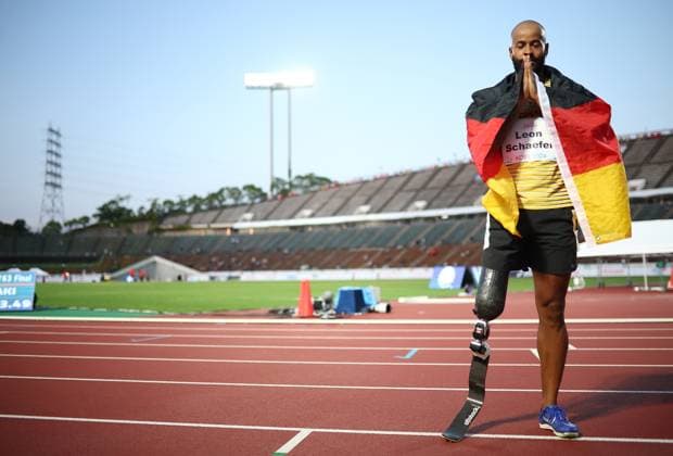Bilder des Jahres 2024, Sport 05 Mai Sport Themen der Woche KW21 Kobe 2024 Para Athletics World Championships - Day 9 KOBE, JAPAN - May 25: Leon Schäfer of Germany wins gold in men s 100m final in class T63 at the Kobe 2024 Para Athletics World Championships at Kobe Universiade Memorial Stadium on May 25, 2024 in Kobe, Japan. (Photo by Marcus Hartmann Beautiful Sports) *** Kobe 2024 Para Athletics World Championships Day 9 KOBE, JAPAN May 25 Leon Schäfer of Germany wins gold in men s 100m final in class T63 at the Kobe 2024 Para Athletics World Championships at Kobe Universiade Memorial Stadium on May 25, 2024 in Kobe, Japan Photo by Marcus Hartmann Beautiful Sports Copyright: xBEAUTIFULxSPORTS MarcusxHartmannx