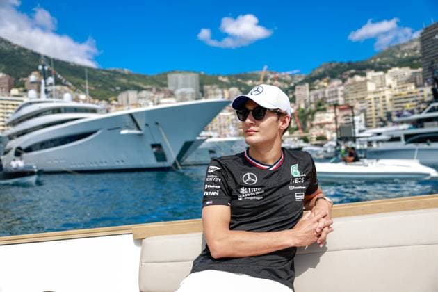 63 George Russell GBR, Mercedes AMG Petronas F1 Team , F1 Grand Prix of Monaco at Circuit de Monaco on May 25, 2024 in Monte Carlo, Monaco Photo by HOCH ZWEI Monte Carlo Monaco