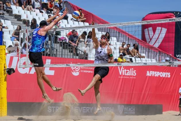 Beach Pro Tour Elite 16 Espinho, Portugal, 25 05 2024 Nils Ehlers GER Beach Pro Tour Elite 16 Espinho, Espinho on 25 05 2024 Copyright: xBEAUTIFULxSPORTS PeterxWeberx