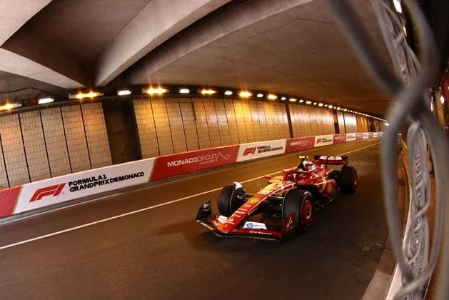 F1 Grand Prix Of Monaco 2024 Practice 3 Carlos Sainz of Ferrari during third practice ahead of the Formula 1 Grand Prix of Monaco at Circuit de Monaco in Monaco on May 25, 2024. Monaco Monaco  Copyright: xJakubxPorzyckix originalFilename:porzycki-f1grandp240525_npcaN.jpg
