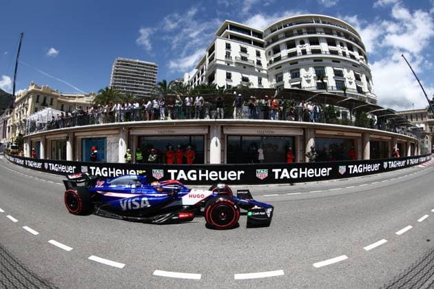F1 Grand Prix Of Monaco 2024 Practice 3 Yuki Tsunoda of RB during third practice ahead of the Formula 1 Grand Prix of Monaco at Circuit de Monaco in Monaco on May 25, 2024. Monaco Monaco  Copyright: xJakubxPorzyckix originalFilename:porzycki-f1grandp240525_npjCa.jpg