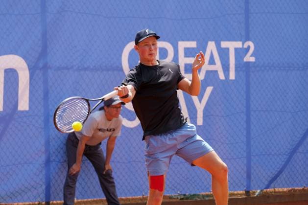 Schwaben Open ATP Challenger 2024 Augsburg, 25 05 2024 Elmer Moller DEN, Denmark in the singles final of the Schwaben Open 2024 Schwaben Open 2024, ATP Challenger Tour, venue of the TC Augsburg on 25 05 2024, Augsburg Copyright: xBEAUTIFULxSPORTSx Pajonkx