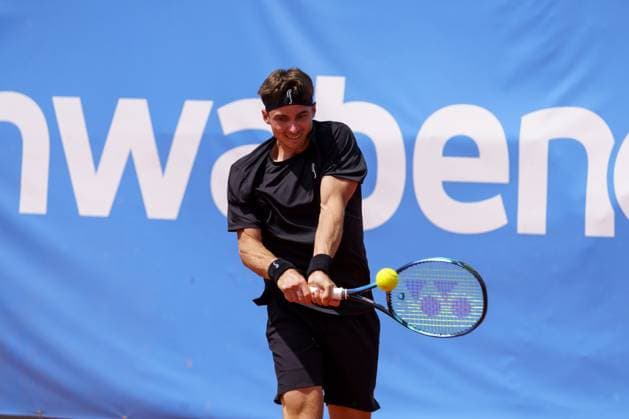 Schwaben Open ATP Challenger 2024 Augsburg, 25 05 2024 Timofey Skatov KAZ, Kazakhstan in the singles final of the Schwaben Open 2024 Schwaben Open 2024, ATP Challenger Tour, venue of the TC Augsburg on 25 05 2024, Augsburg Copyright: xBEAUTIFULxSPORTSx Pajonkx