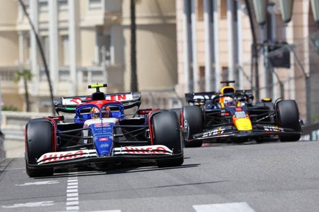 l r Yuki Tsunoda Racing Bulls , Max Verstappen Red Bull , 3 Free Practice, Monaco Grand Prix, Motorsport, Men, Formula 1, 25 05 2024 Monte Carlo Monaco MCO Copyright: xkolbert-press ChristianxKolbertx