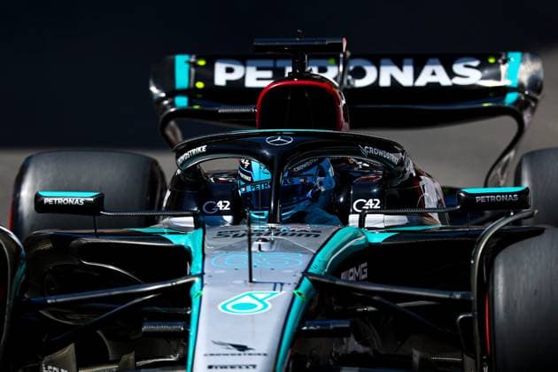 George Russell of Great Britain and Mercedes in action, Qualifying, F1 Grand Prix of Monaco, Monaco on May 25, 2024 in Monte Carlo, Monaco Photo by Diogo Cardoso DeFodi Images George Russell of Great Britain and Mercedes in action, Qualifying, F1 Grand Prix of Monaco, Monaco on May 25, 2024 in Monte Carlo, Monaco Photo by Diogo Cardoso DeFodi Images Defodi 645 f1mon20240525 0526 Defodi-645