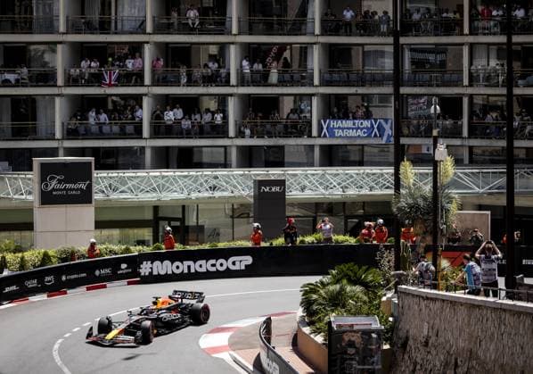MONACO - Max Verstappen (Red Bull Racing) during the third free practice in the run-up to the Monaco Grand Prix. ANP SEM VAN DER WAL xVIxANPxSportx xxANPxIVx 499528826 originalFilename: 499528826.jpg