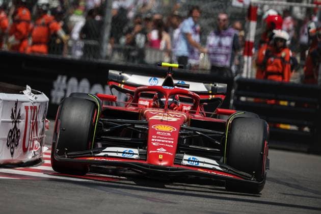 Foto IPP Enrico Schiavi Monaco 25-05-2024 Formula 1 F1 Gran Premio di Monaco 2024 FP3 nella foto: Carlos Sainz - Ferrari Monaco italy PRINCIPATO DI MONACO ITALY  Copyright: xR4924_italyphotopressx