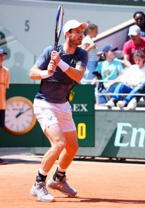 Andy Murray practices on Philippe Chatrier Court French Open Tennis, Saturday Practice and Qualifying, Tennis, Roland Garros, Paris, France - 25 May 2024  Copyright: xJavierxGarcia Shutterstockx 14496646co
