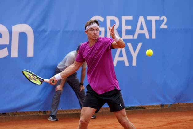 Schwaben Open ATP Challenger 2024 Augsburg, 25 05 2024 Timofey Skatov KAZ, Kazakhstan in the singles final of the Schwaben Open 2024 Schwaben Open 2024, ATP Challenger Tour, venue of the TC Augsburg on 25 05 2024, Augsburg Copyright: xBEAUTIFULxSPORTSx Pajonkx