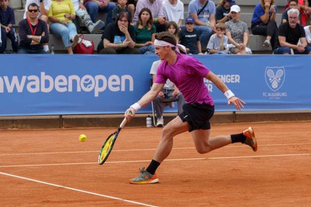Schwaben Open ATP Challenger 2024 Augsburg, 25 05 2024 Timofey Skatov KAZ, Kazakhstan in the singles final of the Schwaben Open 2024 Schwaben Open 2024, ATP Challenger Tour, venue of the TC Augsburg on 25 05 2024, Augsburg Copyright: xBEAUTIFULxSPORTSx Pajonkx