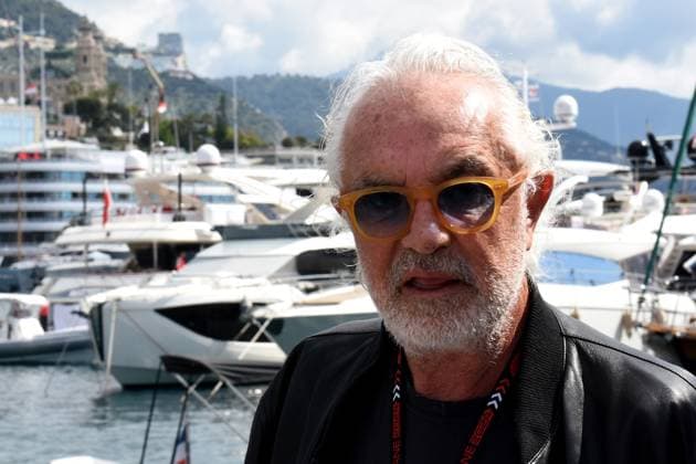 25 05 2024, xrarjax, Motorsport FIA Formula 1, Grand Prix of Monaco 2024 emspor, v l arrival Flavio Briatore Monte Carlo