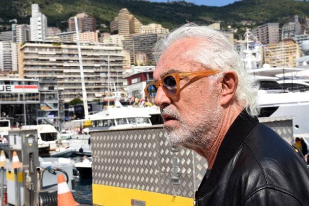 25 05 2024, xrarjax, Motorsport FIA Formula 1, Grand Prix of Monaco 2024 emspor, v l arrival Flavio Briatore Monte Carlo