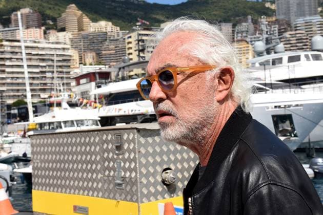 25 05 2024, xrarjax, Motorsport FIA Formula 1, Grand Prix of Monaco 2024 emspor, v l arrival Flavio Briatore Monte Carlo