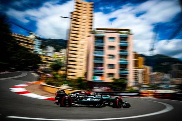 44 Lewis Hamilton, (GRB) AMG Mercedes Ineos during the Monaco GP, 23-26 May 2024 Montecarlo, Formula 1 World Championship, WM, Weltmeisterschaft 2024.  Copyright: xFedericoxBasile IPAxSportx xipa-x xx IPA_46522091 IPA_Agency_IPA46522091